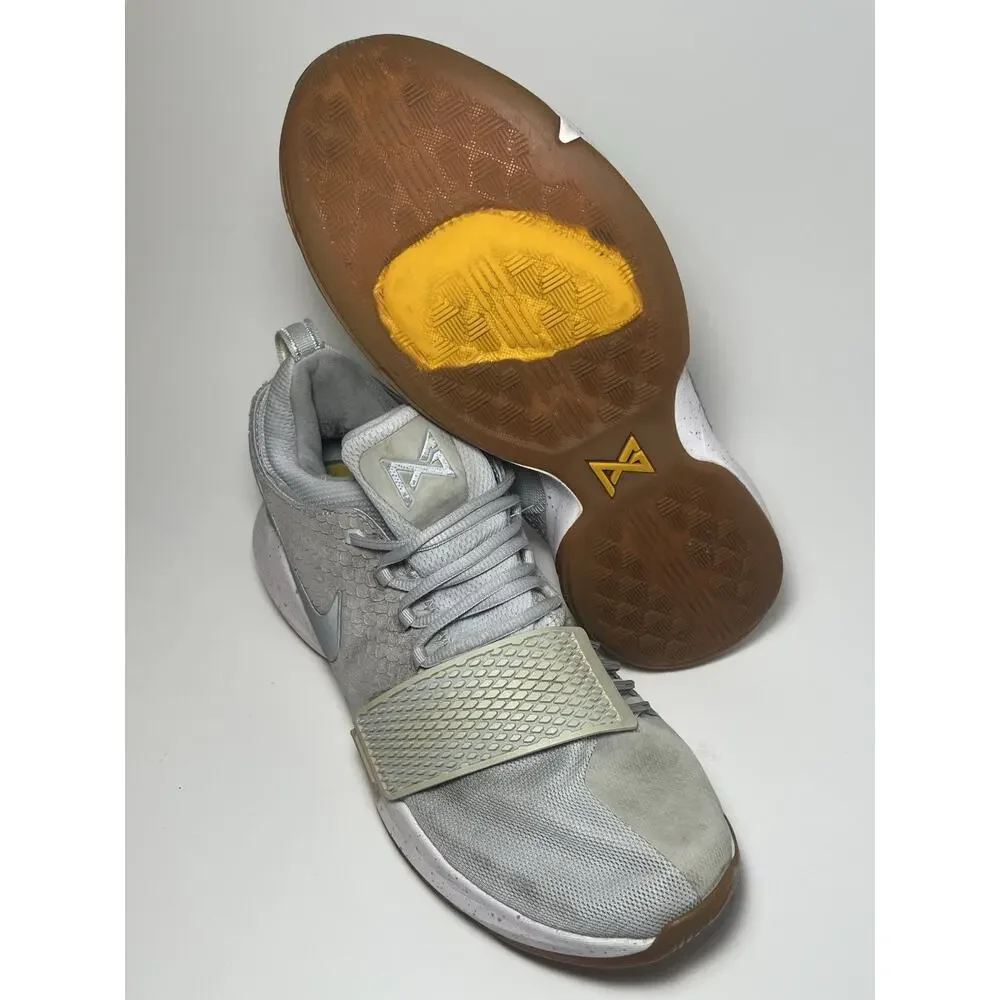 Size 12 Nike PG 1 Pure Platinum Paul George Sneakers Shoes